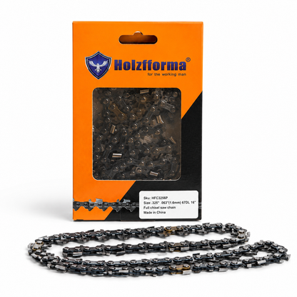Sägekette 3/8"LP 40cm 1,6mm .063" 16 Zoll 67TG Vollmeißel passend für Stihl